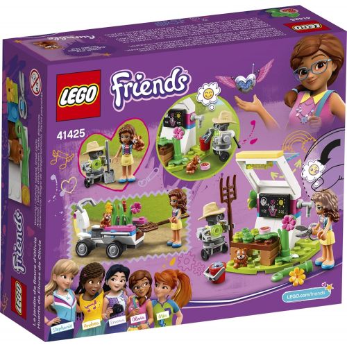  LEGO Friends Olivia’s Flower Garden 41425 Building Toy for Kids; This Play Garden Comes with 2 Buildable Figures, Friends Olivia and Zobo, for Hours of Creative Play, New 2020 (92