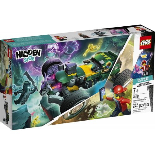  LEGO Hidden Side Supernatural Race Car 70434, Popular Augmented Reality (AR) Ghost Toy, App-Driven Ghost-Hunting Kit, Includes Jack, Vaughn and Shadow-Walker Minifigures, New 2020