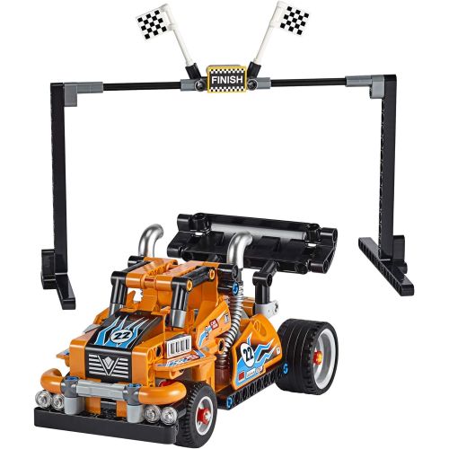  LEGO Technic Race Truck 42104 Pull-Back Model Truck Building Kit, New 2020 (227 Pieces)