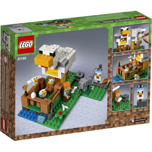  LEGO Minecraft The Chicken Coop 21140 Building Kit (198 Pieces)