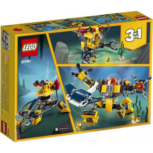  LEGO Creator 3in1 Underwater Robot 31090 Building Kit (207 Pieces)