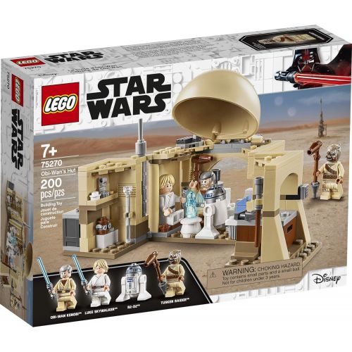  LEGO Star Wars: A New Hope Obi-Wan’s Hut 75270 Hot Toy Building Kit; Super Star Wars Starter Set for Young Kids, New 2020 (200 Pieces)