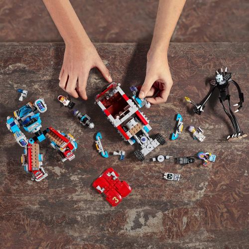  LEGO Hidden Side Phantom Fire Truck 3000 70436, Augmented Reality (AR) Fire Truck Toy, App-Driven Ghost-Hunting Kit, Includes a Mecha Robot, 5 Minifigures and a Harbinger Figure, N
