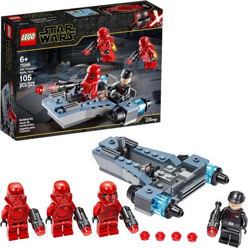  LEGO Star Wars Sith Troopers Battle Pack 75266 Stormtrooper Speeder Vehicle Building Kit, New 2020 (105 Pieces)