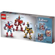 Lego Super Heroes Tri-Pack 3 Sets Included: Iron Man, Thanos, & Spider-Man (66635)