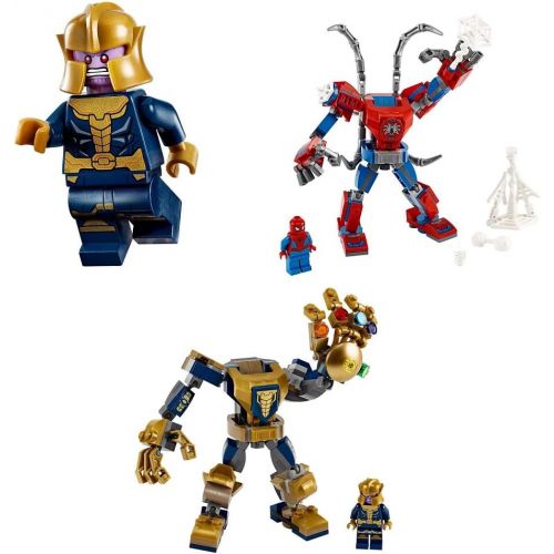  Lego Super Heroes Tri-Pack 3 Sets Included: Iron Man, Thanos, & Spider-Man (66635)