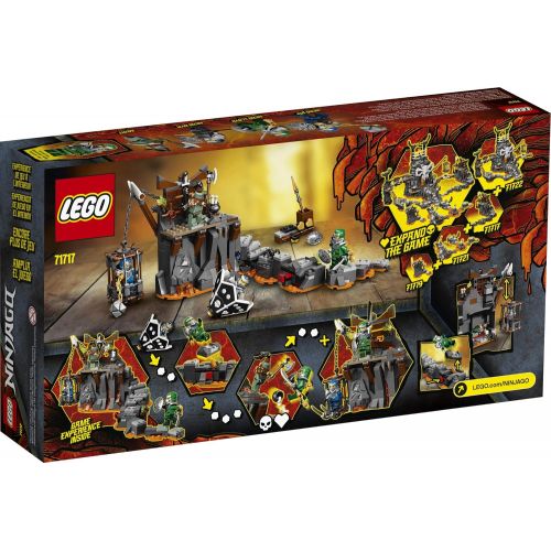 LEGO NINJAGO Journey to The Skull Dungeons 71717 Ninja Playset Building Toy for Kids Featuring Ninja Action Figures, New 2020 (401 Pieces)