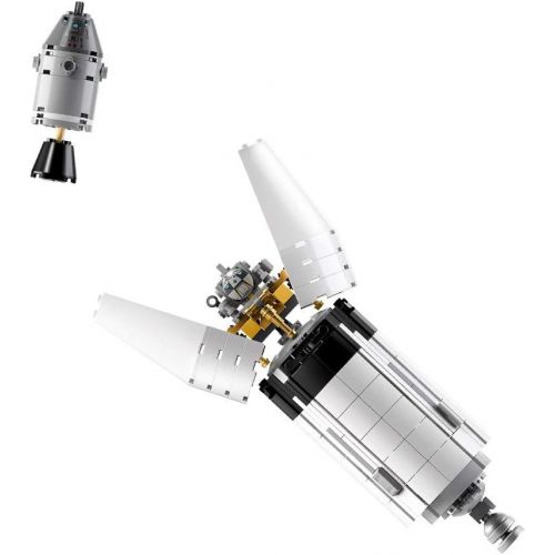  LEGO Ideas NASA Apollo Saturn V 21309 Outer Space Model Rocket for Kids and Adults, Science Building Kit (1969 Pieces) (Discontinued by Manufacturer)