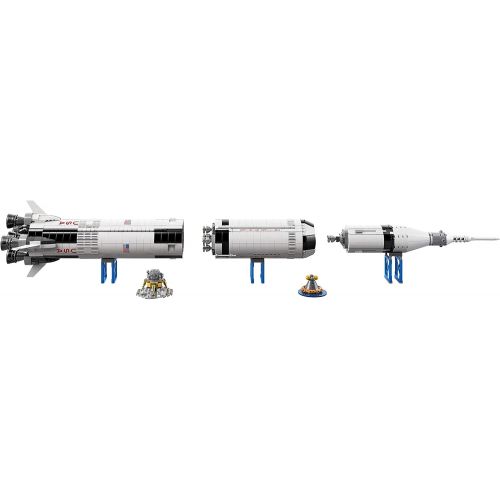  LEGO Ideas NASA Apollo Saturn V 21309 Outer Space Model Rocket for Kids and Adults, Science Building Kit (1969 Pieces) (Discontinued by Manufacturer)