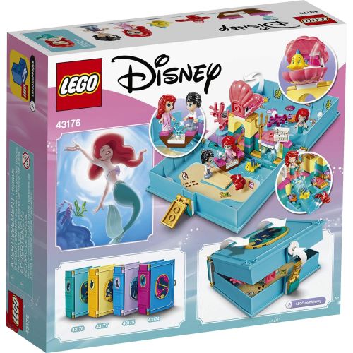  LEGO Disney Ariel’s Storybook Adventures 43176 Creative Little Mermaid Building Kit, New 2020 (105 Pieces)