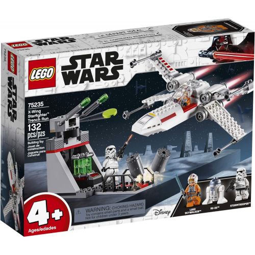  LEGO Star Wars X Wing Starfighter Trench Run 75235 4+ Building Kit (132 Pieces)