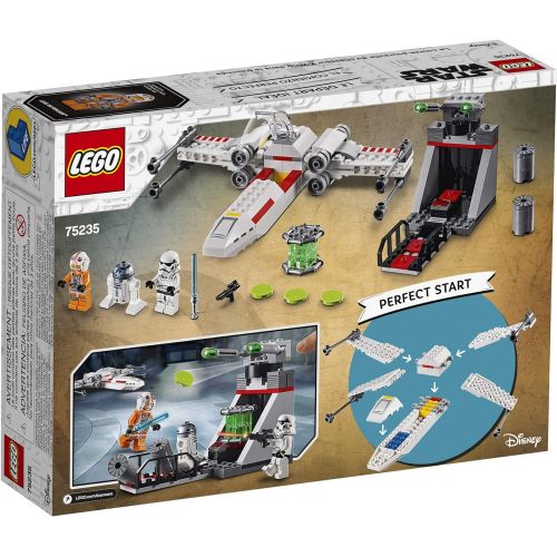  LEGO Star Wars X Wing Starfighter Trench Run 75235 4+ Building Kit (132 Pieces)