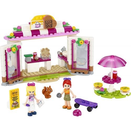  LEGO Friends Heartlake City Park Cafe 41426 Building Toy, Outdoor Cafe Set Inspires Role Play and Includes 2 Buildable Mini-Doll Figures, Great Gift for Kids Who Love Food Play, Ne