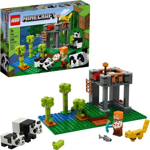  LEGO Minecraft The Panda Nursery 21158 Construction Toy for Kids, Great Gift for Fans of Minecraft and Pandas, New 2020 (204 Pieces)