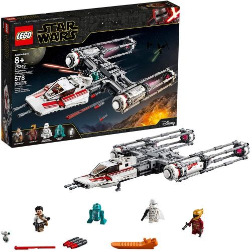  LEGO Star Wars: The Rise of Skywalker Resistance Y-Wing Starfighter 75249 New Advanced Collectible Starship Model Building Kit (578 Pieces)