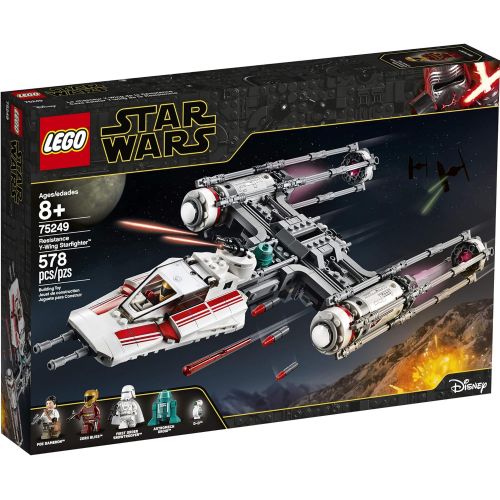  LEGO Star Wars: The Rise of Skywalker Resistance Y-Wing Starfighter 75249 New Advanced Collectible Starship Model Building Kit (578 Pieces)