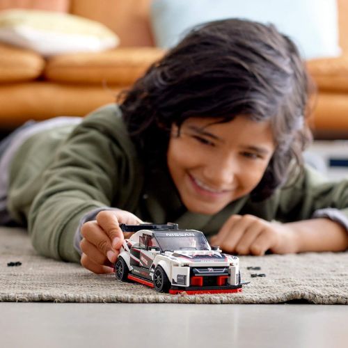  LEGO Speed Champions Nissan GT-R NISMO 76896 Toy Model Cars Building Kit Featuring Minifigure, New 2020 (298 Pieces)