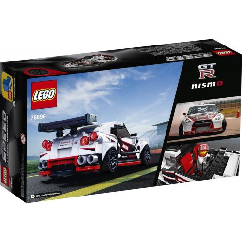  LEGO Speed Champions Nissan GT-R NISMO 76896 Toy Model Cars Building Kit Featuring Minifigure, New 2020 (298 Pieces)