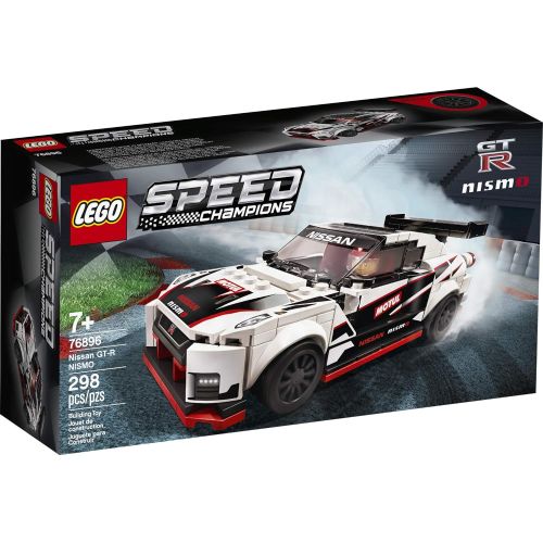  LEGO Speed Champions Nissan GT-R NISMO 76896 Toy Model Cars Building Kit Featuring Minifigure, New 2020 (298 Pieces)