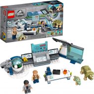 LEGO Jurassic World Dr. Wus Lab: Baby Dinosaurs Breakout 75939 Fun Dinosaur Toy Building Kit, Featuring Owen Grady, Plus Baby Triceratops and Ankylosaurus Toy Dinosaur Figures, New