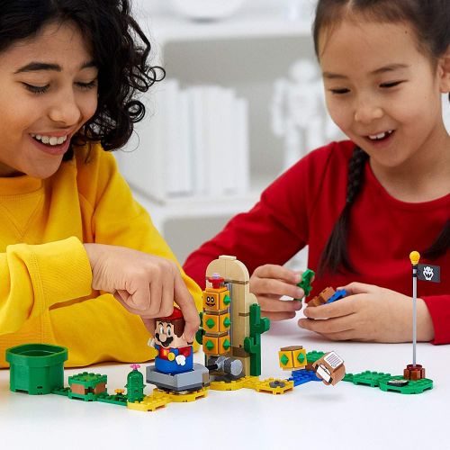  LEGO Super Mario Desert Pokey Expansion Set 71363 Building Kit; Toy for Creative Kids to Combine with The Super Mario Adventures with Mario Starter Course (71360) Playset, New 2020