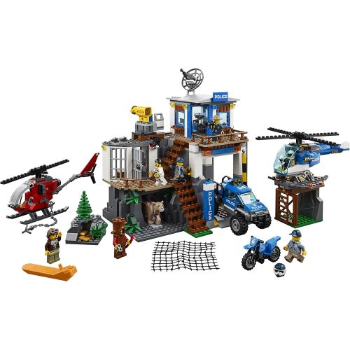  LEGO City Mountain Police Headquarters 60174 Building Kit (663 Pieces) (Discontinued by Manufacturer)