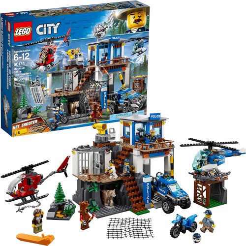  LEGO City Mountain Police Headquarters 60174 Building Kit (663 Pieces) (Discontinued by Manufacturer)