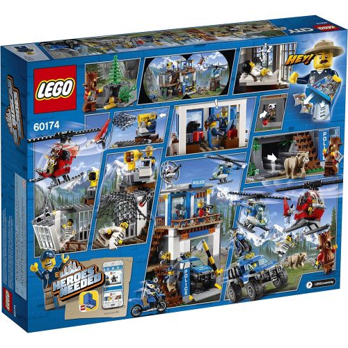  LEGO City Mountain Police Headquarters 60174 Building Kit (663 Pieces) (Discontinued by Manufacturer)