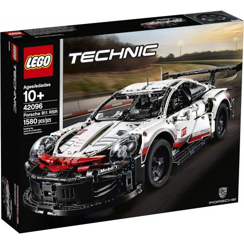  LEGO Technic Porsche 911 RSR 42096 Race Car Building Set STEM Toy for Boys and Girls Ages 10+ features Porsche Model Car with Toy Engine (1,580 Pieces)