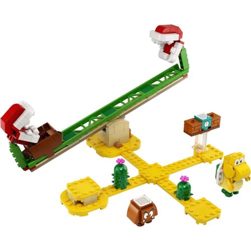  LEGO Super Mario Piranha Plant Power Slide Expansion Set 71365; Building Kit for Kids to Combine with The Super Mario Adventures with Mario Starter Course (71360) Playset, New 2020