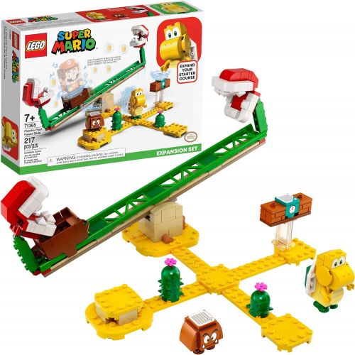  LEGO Super Mario Piranha Plant Power Slide Expansion Set 71365; Building Kit for Kids to Combine with The Super Mario Adventures with Mario Starter Course (71360) Playset, New 2020