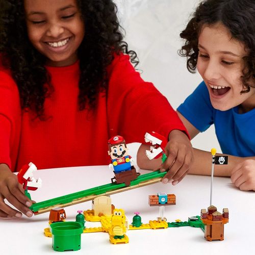 LEGO Super Mario Piranha Plant Power Slide Expansion Set 71365; Building Kit for Kids to Combine with The Super Mario Adventures with Mario Starter Course (71360) Playset, New 2020