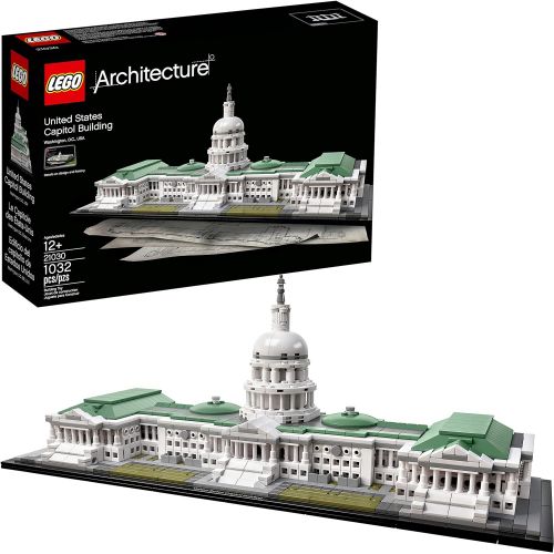  LEGO Architecture 21030 United States Capitol Building Kit (1032 Pieces) (Discontinued by Manufacturer)