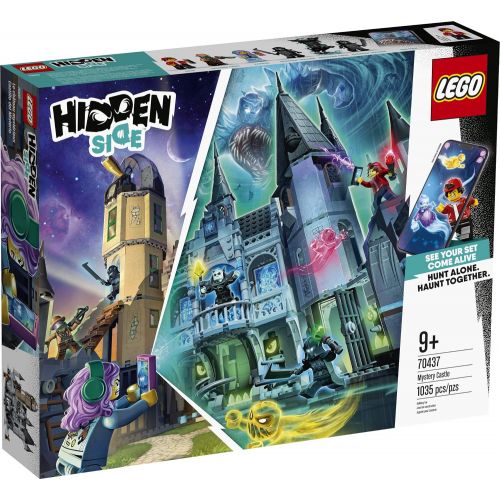  LEGO Hidden Side Mystery Castle 70437 AR Ghost Toy, Castle Model with App-Controlled Ghost Hunting Toy with Jack, Parker, Vaughn, Nehmaar Reem and 2 Shadow-Walker Minifigures, New