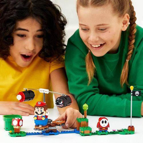  LEGO Super Mario Boomer Bill Barrage Expansion Set 71366 Building Kit; Toy for Kids to Add to Their Super Mario Adventures with Mario Starter Course (71360) Playset, New 2020 (132