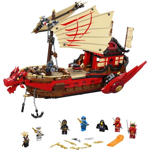 LEGO NINJAGO Legacy Destiny’s Bounty 71705 Ninja Toy Building Kit Featuring Ninja Action Figures, New 2020 (1,781 Pieces)