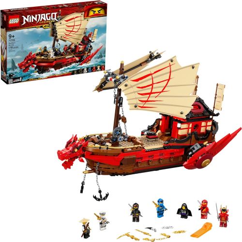  LEGO NINJAGO Legacy Destiny’s Bounty 71705 Ninja Toy Building Kit Featuring Ninja Action Figures, New 2020 (1,781 Pieces)