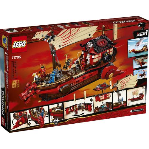  LEGO NINJAGO Legacy Destiny’s Bounty 71705 Ninja Toy Building Kit Featuring Ninja Action Figures, New 2020 (1,781 Pieces)