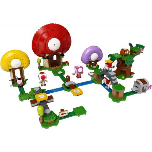  LEGO Super Mario Toad’s Treasure Hunt Expansion Set 71368 Building Kit; Toy for Kids to Boost Their LEGO Super Mario Adventures with Mario Starter Course (71360) Playset, New 2020