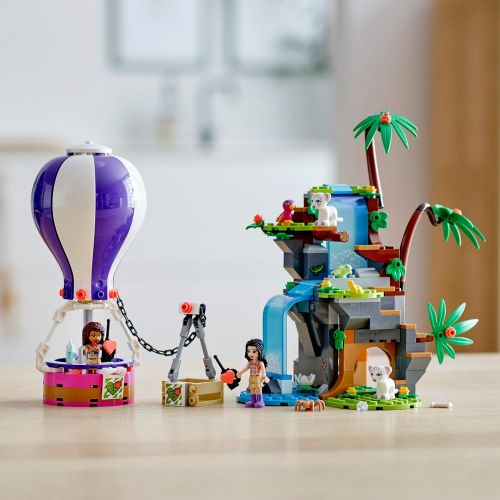  LEGO Friends Tiger Hot Air Balloon Jungle Rescue 41423 Friends Adventure Set Features a Toy Hot Air Balloon Friends Buildable Figures for Hours of Creative Fun, New 2020 (302 Piece