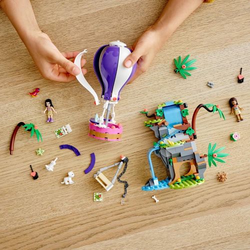  LEGO Friends Tiger Hot Air Balloon Jungle Rescue 41423 Friends Adventure Set Features a Toy Hot Air Balloon Friends Buildable Figures for Hours of Creative Fun, New 2020 (302 Piece