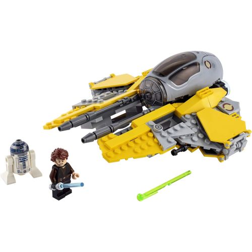  LEGO Star Wars Anakin’s Jedi Interceptor 75281 Building Toy for Kids, Anakin Skywalker Set to Role-Play Star Wars: Revenge of The Sith and Star Wars: The Clone Wars Action, New 202