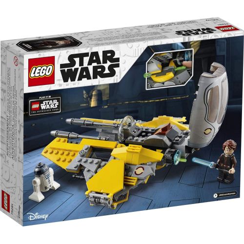  LEGO Star Wars Anakin’s Jedi Interceptor 75281 Building Toy for Kids, Anakin Skywalker Set to Role-Play Star Wars: Revenge of The Sith and Star Wars: The Clone Wars Action, New 202