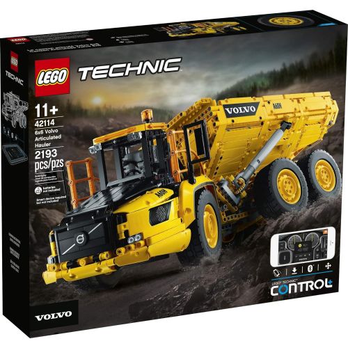  LEGO Technic 6x6 Volvo Articulated Hauler (42114) Building Kit, Volvo Truck Toy Model for Kids Who Love Construction Vehicle Playsets, New 2020 (2,193 Pieces)