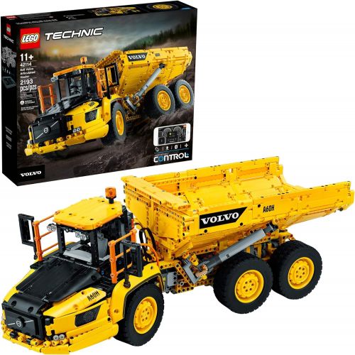  LEGO Technic 6x6 Volvo Articulated Hauler (42114) Building Kit, Volvo Truck Toy Model for Kids Who Love Construction Vehicle Playsets, New 2020 (2,193 Pieces)
