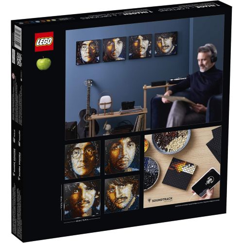  LEGO Art The Beatles 31198 Collectible Building Kit; An Inspiring Art Set for Adults that Encourages Creative Building and Makes a Great Gift for Music Lovers and Beatles Fans, New