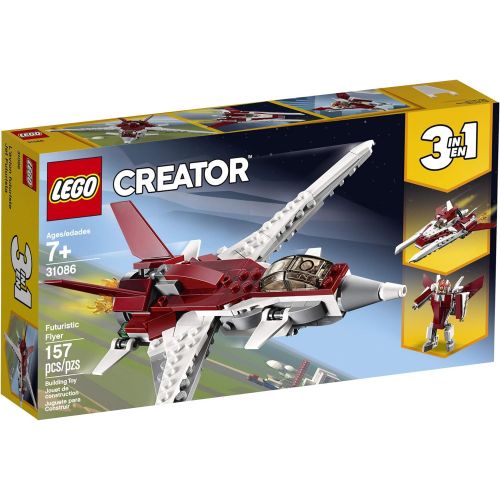  LEGO Creator 3in1 Futuristic Flyer 31086 Building Kit (157 Pieces)