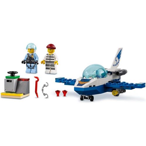  LEGO City Sky Police Jet Patrol 60206 Building Kit (54 Pieces)