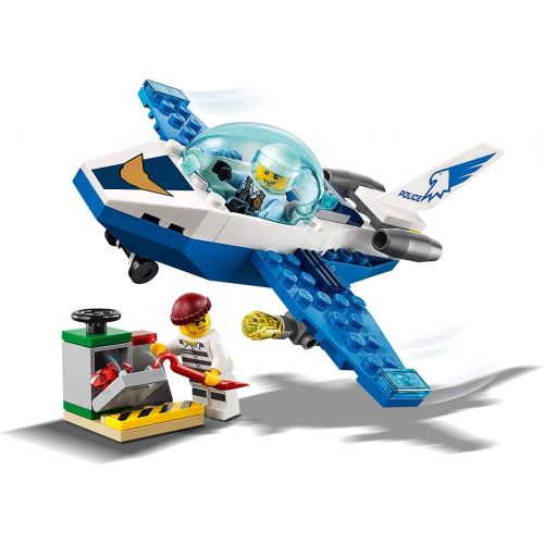  LEGO City Sky Police Jet Patrol 60206 Building Kit (54 Pieces)