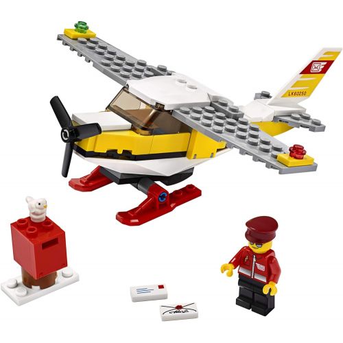  LEGO City Mail Plane 60250 Pretend-Play Toy, Fun Building Set for Kids, New 2020 (74 Pieces)